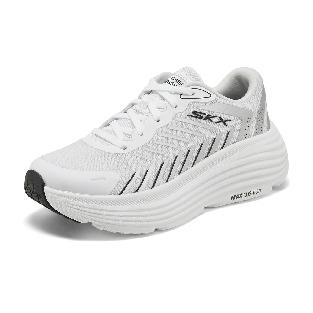 Skechers Go Series Fashionable Versatile Fabric Shock Absorbing Durable Low Top Casual City Commuting Running Shoes Women Sneaker 129471-WBK