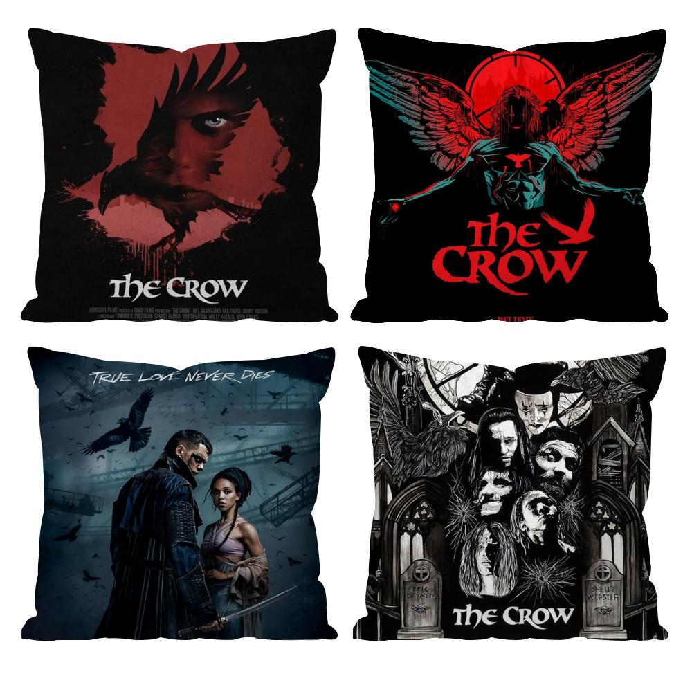 Movie T-The C-Crow Cushion Cover Pattern Printed Pillowcase for Living Room Sofa Cushion Cover & Bedroom Decor