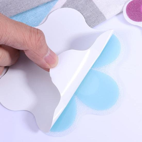 1 takım küvet etiketi parlak renkli çiçek ve hayvan desen yapışkanlı çıkartmalar banyo için kaymaz duş çıkartmaları