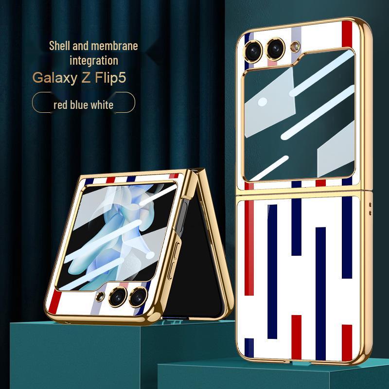 

Samsung Z Flip5 Electroplated Protective Case - Colorful, Drop-proof Phone Cover Samsung Flip5
