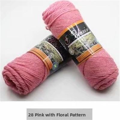 Llama Wool Thick Yarn Hand Knitted Wool Sweater Coat Scarf DIY Materials Medium Thick Wool Needle Yarn Ball Clothing Fabric