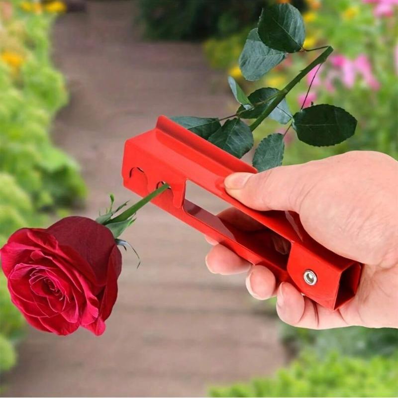 1 Set Rose Thorn Stem Leaf Stripper Florist Metal Rose Pliers for Removing Burrs Thorns Garden Safety Scissors Garden Tools