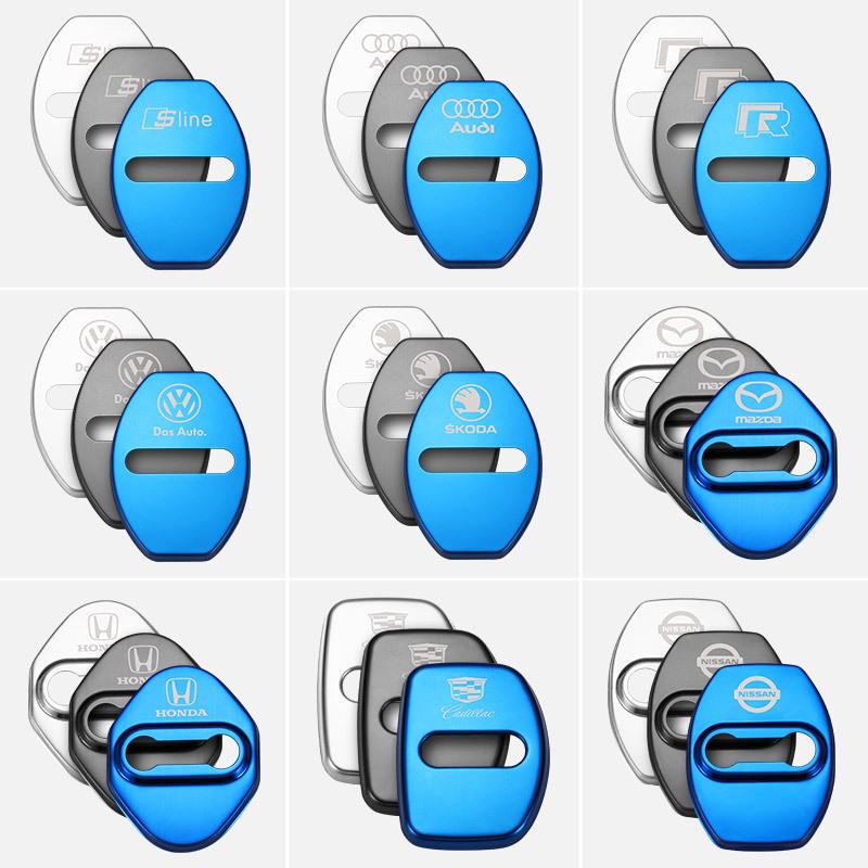 Stainless Steel Door Lock Cover for Buick Excelle, Regal, LaCrosse, and Envision