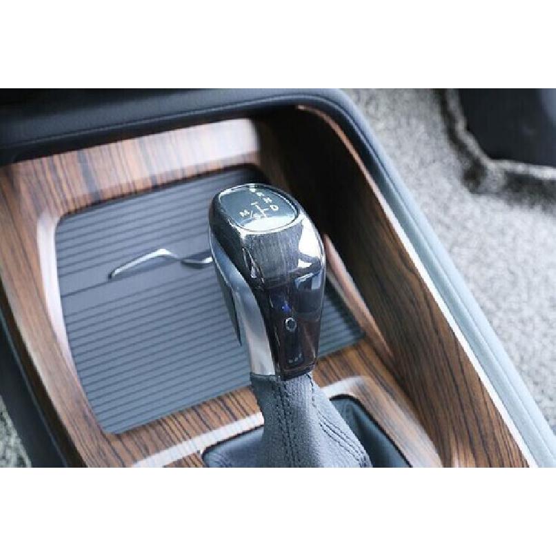 For BMW 2 Series Touring 15-19 Black Wood Grain Inner Gear Shift Knob Decor Trim