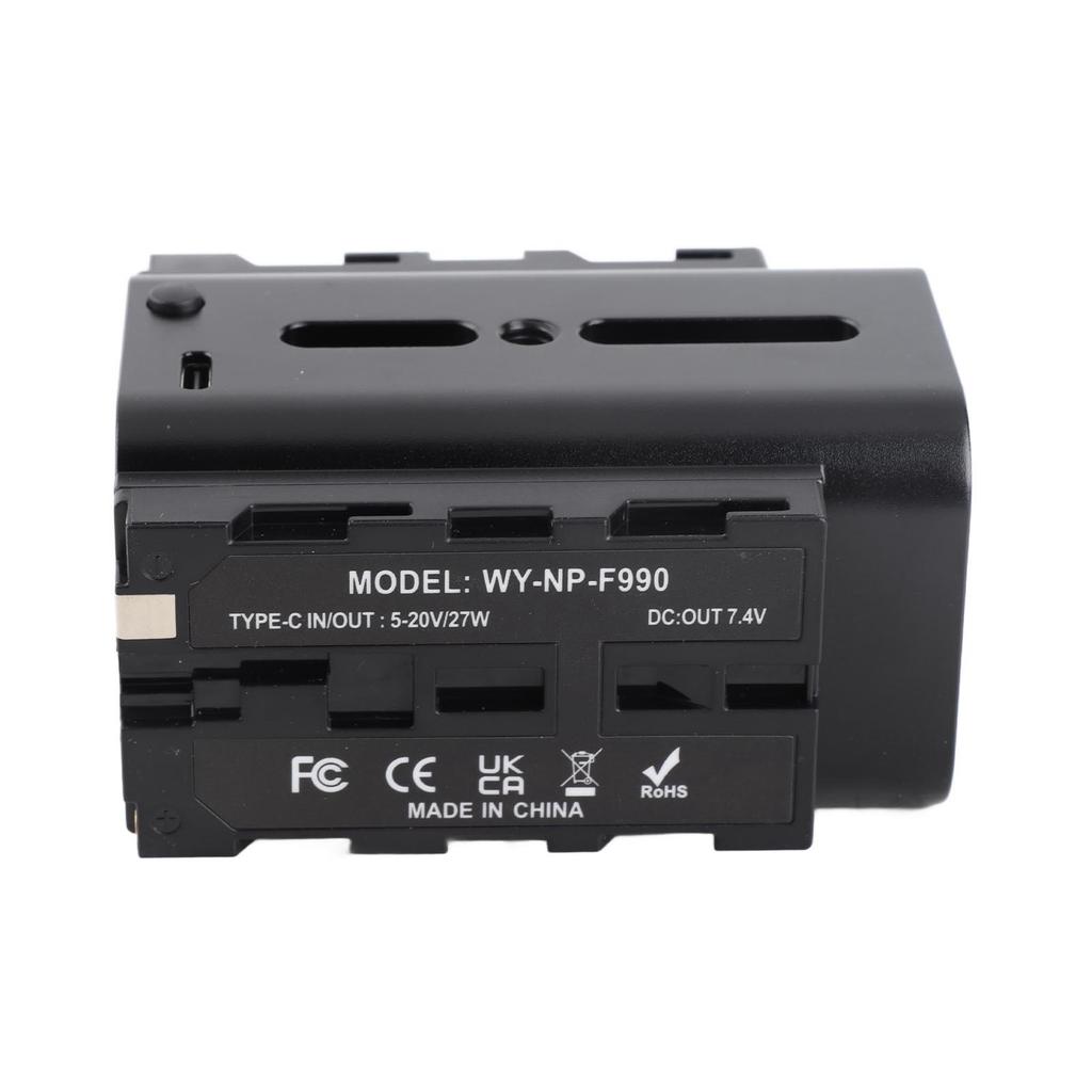 Dummy Battery Power Adapter for NP F970 F550 F770 Double Sided Camera Battery Power Supply Mount for Display and