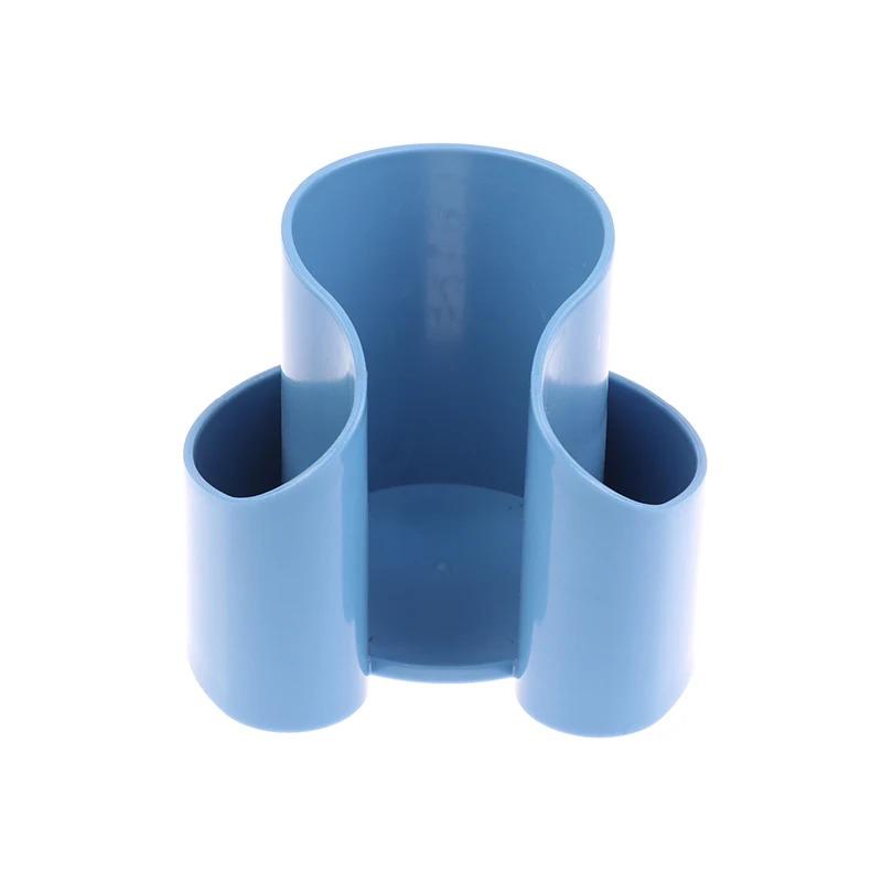 

Plastic Dental Floss Dispenser 2in1 Cosmetic Cotton Storage Box Desktop Countertop Storage Organizer Multi-function Storage Rack синий