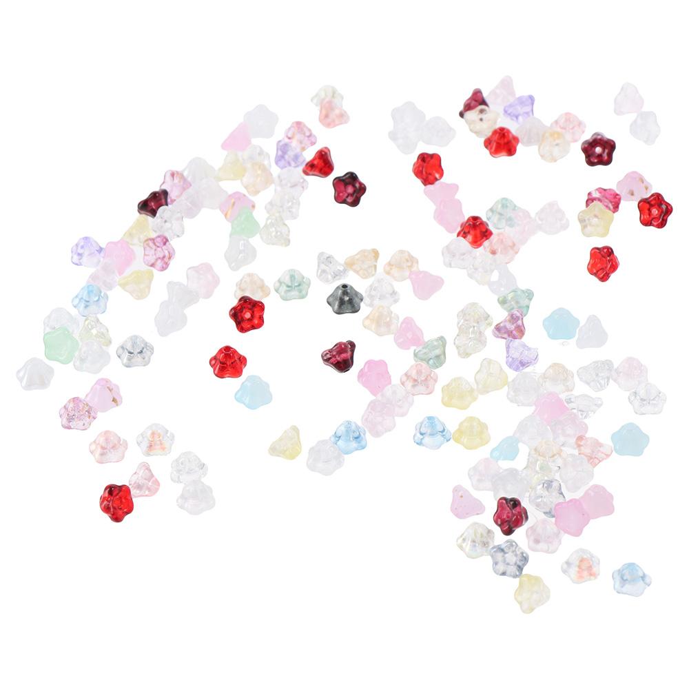 

140 ШТ Чешские Стеклянные Бусины Цветок Гальваническое Стеклянные Хрустальные Бусины Ожерелье