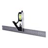 300mm Ruler Measuring Kit,   Engineers Combination   Set with Right Angle Ruler for Measuring, Marking, Layout
