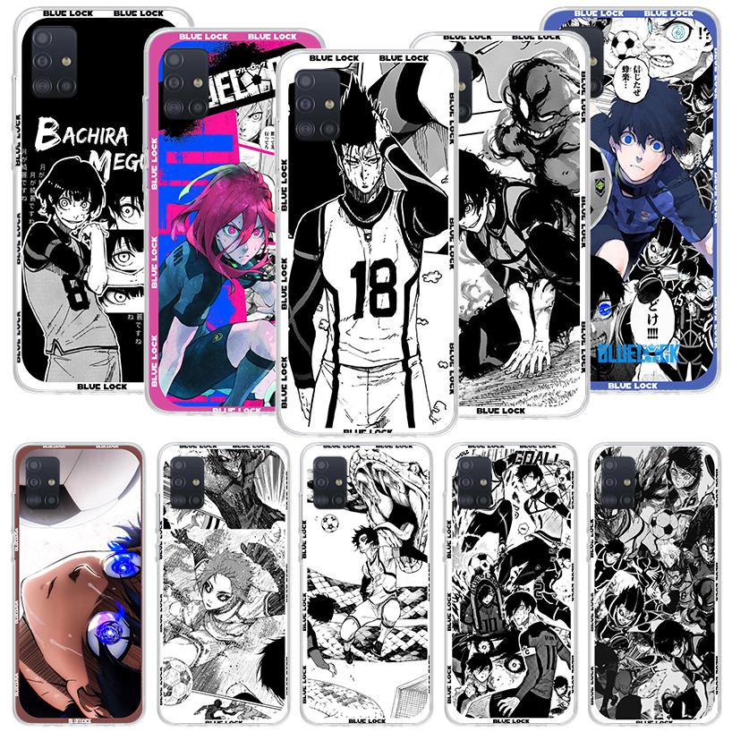 Anime Blue Lock Phone Case for Samsung Galaxy A52 A51 A50S A12 A22 A32 A72 A10S A30S A31 A71 Note 20 Ultra 10 Plus S10 Galaxy A5