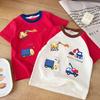 Boys' Japanese Style Short-Sleeve T-Shirt - Summer 2026 Collection, Round Neck, In Stock
