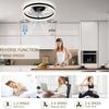 Modern Minimalist Ceiling Fan Light for Bedroom, UL Certified, 110V