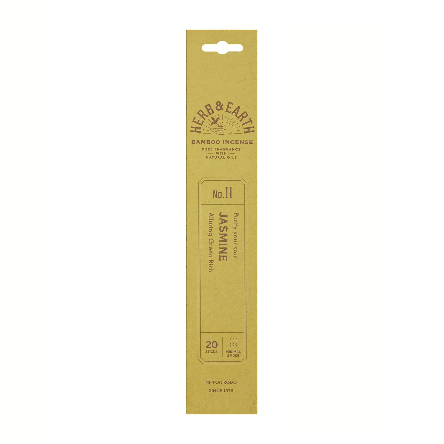 

H&E Bamboo Incense 11 Jasmine 20 sticks коричневый