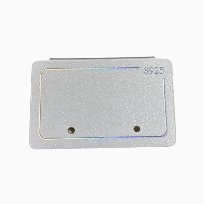 

30pcs PVC Stud Earrings Display Card Packaging Holder 4x2.5mm Plastic Earring Cards Hang Tag For Diy Jewelry Making Packaging