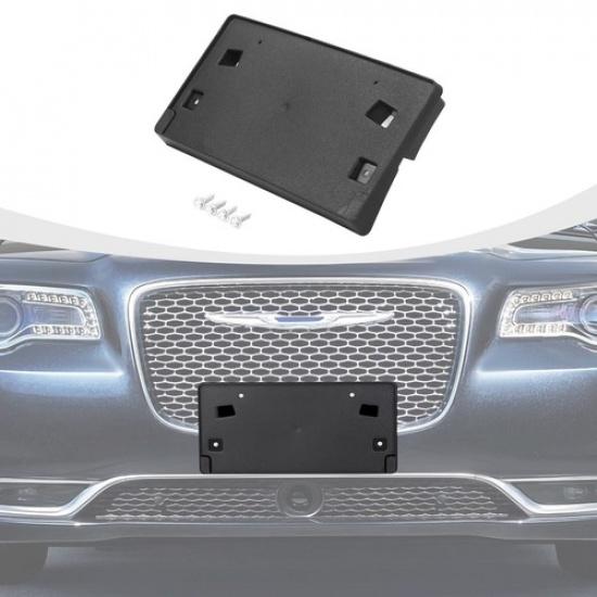 Car Front License Plate Mount Bracket Tag Holder Adaptor for Chrysler 300C 2015+