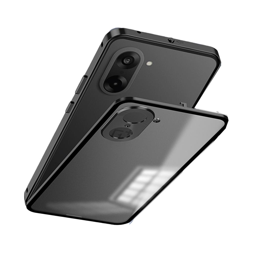 Matný kryt pro OnePlus Nord CE5 5G/Ace 5 Racing 5G z hliníkové slitiny + PC, kryt na telefon s vyskakovacím zacvakávacím zámkem