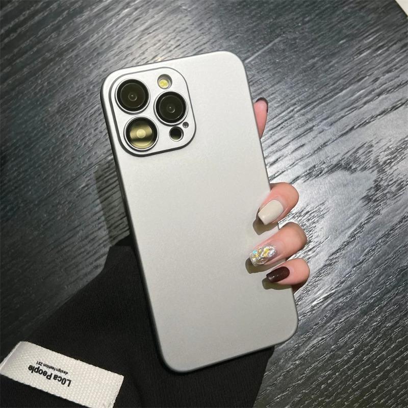 Luxury Original Matte Armor Rugged Phone Case For iPhone 17 16 15 14   11 Pro Max Plus Slim Camera Glass Protection Cn Cover
