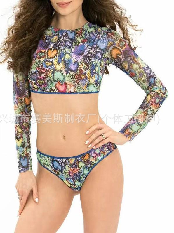 Russian Women s Mesh Tankini with Sun Protection S стиль 1