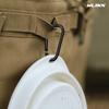 Wlikn Aluminum Alloy Carabiner Set of 10 Load Capacity 50KG