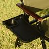 Camping Chair Shelf with Cup Holder Bunk Bed Bedside Nightstand Outdoor Snack Organizer Recliner Chair Side Tray Camping Accessories