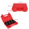 4pcs 1/2 Inch Socket Set, 12 Point Hd Driver Socket Set, Steel High Hardness Small Size Sy To Use