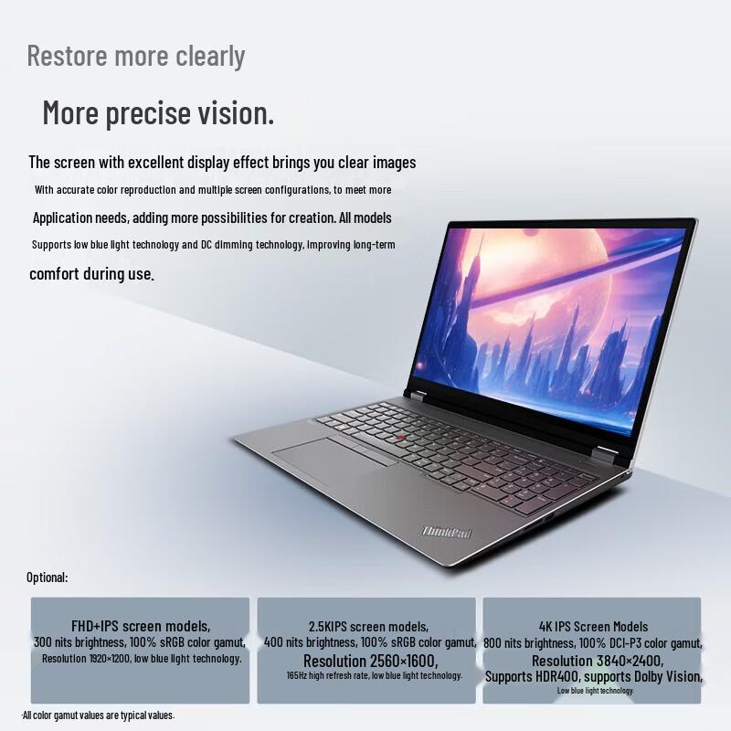 Lenovo P16 Design & Gaming Mobile Workstation (CN version)