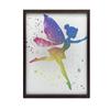 Poster Fairytale Fairy In Rainbow Colors Poster Fairytale Fairy In Rainbow Colors, 50X70 Cm, Frameless, Premium Canvas On Stretcher