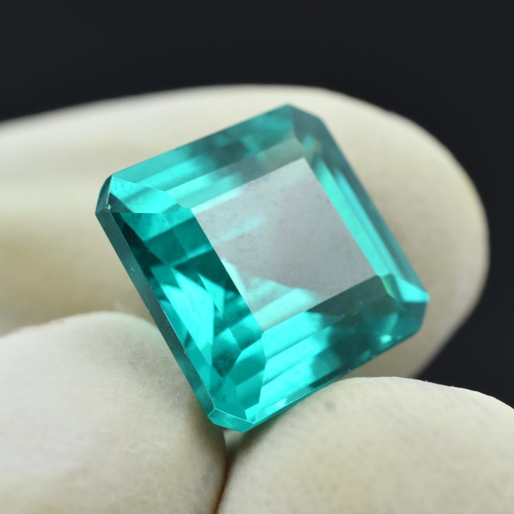 Natural Green Garnet 9.90 Ct Square Cut Loose Garnet Gemstone