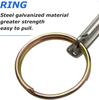 S60*6 IBC Tank Adapter PP Material Camlock Fitting, Type C, 64mm Female Camlock Coupler X 1" 1.5'' 2" Hose Shank