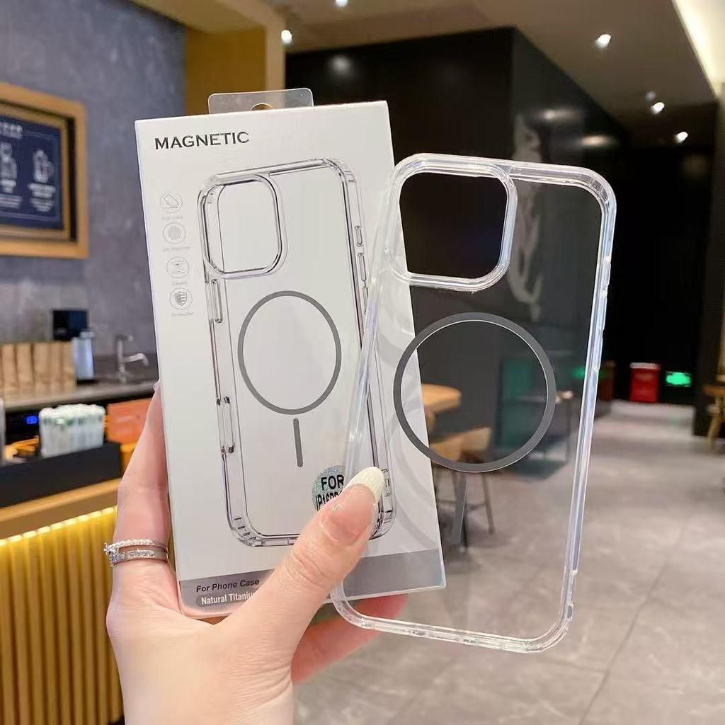 Samsung S25EDGE/S24ULTRA Magnetic Transparent Acrylic Phone Case