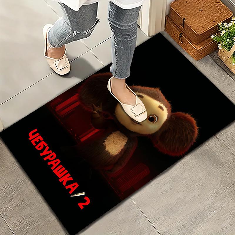 Cheburashka Carpet Rug for Living Room Bedroom Home Sofa Decoration,Kids play Nonslip Floor Mat