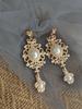 Baroque Pearl Earrings, Women'S Style, Suitable For Parties And Everyday Wear.