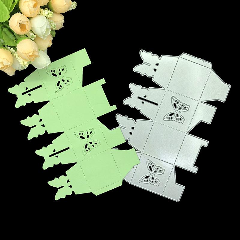 Butterfly Candy Box Metal Cutting Dies for DIY Scrapbooking Album Paper Cards Decorative  Die Cuts