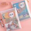 File Bag Large Capacity Storage A4 Files Stationery Carrying Case Transparent Visual Design Portable Document Organizer
