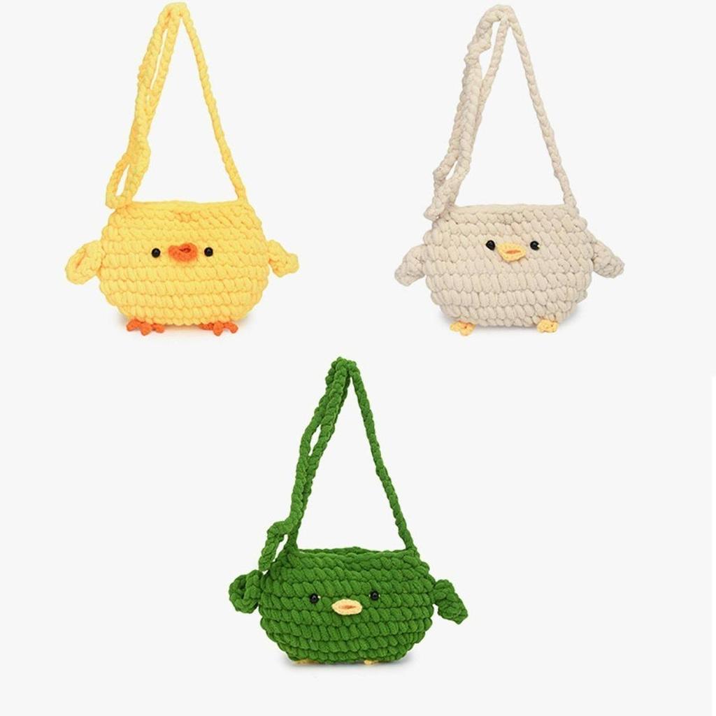 Knitted Crossbody Bag for Women, Lightweight, Cute, Shoulder Outdoor Shopping