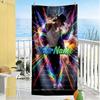 Michael Jackson Customized Name Beach Towel Super Soft & Absorbent Suitable for Swimming Gym Camping Yoga Vacation