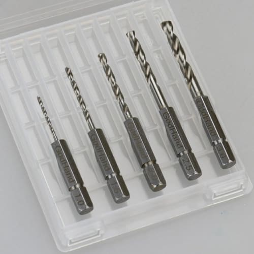 GodHand Quick Drill Bits (5-Piece Set) GH-DBQ-5B Hobby Tools