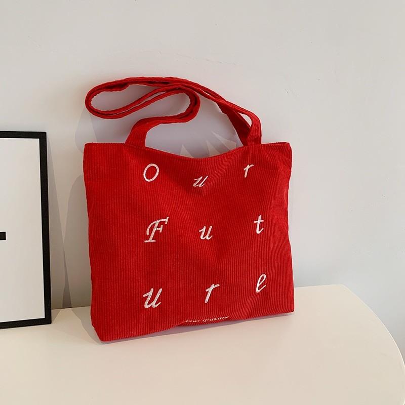 Stylish Korean Inspired Lazy College Student Tote Bag With Spacious Capacity For Everyday Use