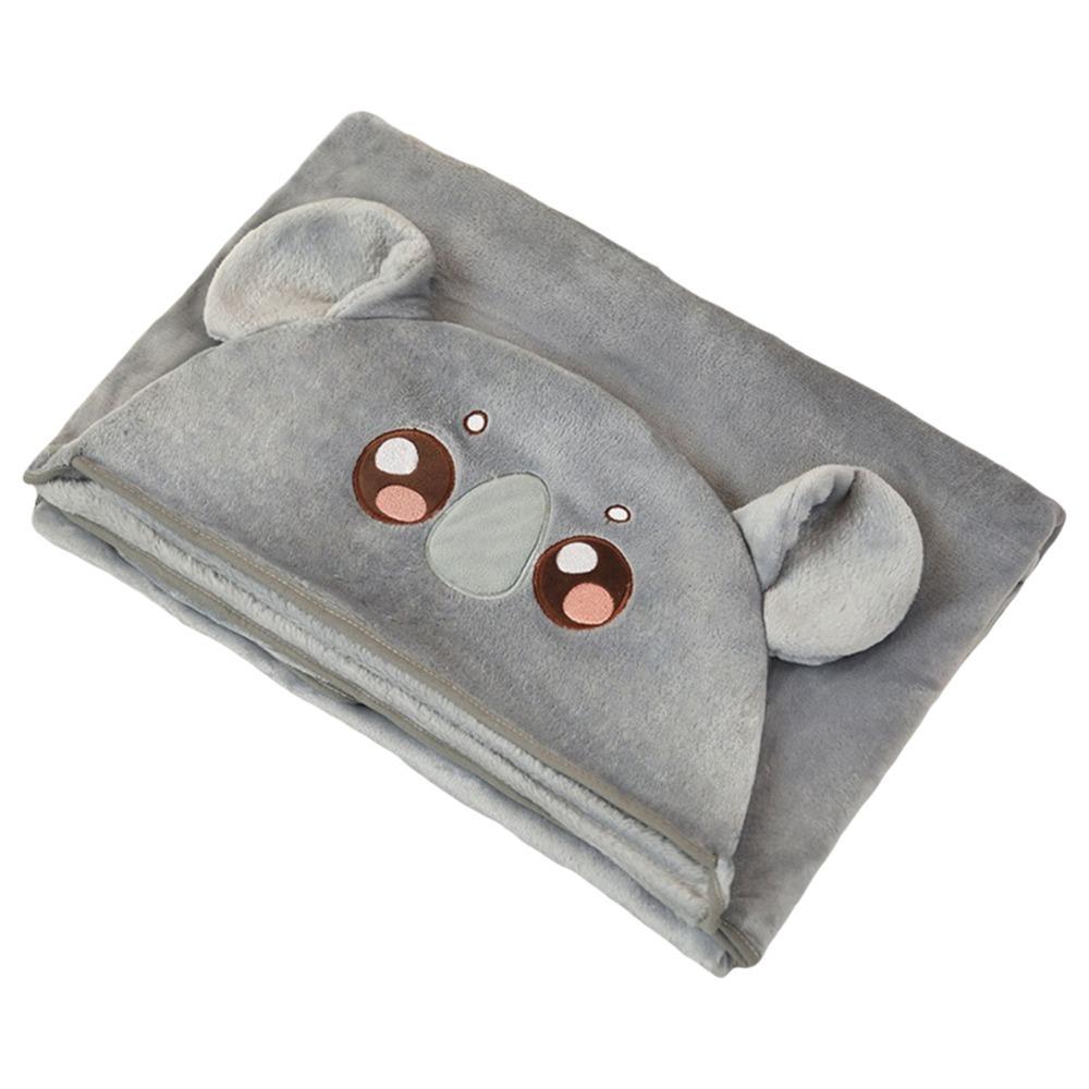 

Versatile Warm Hooded Nap Blanket Cozy Soft Air Conditioning Blanket Cartoon Folding Kawaii Cloak Office Nap 100-170CM