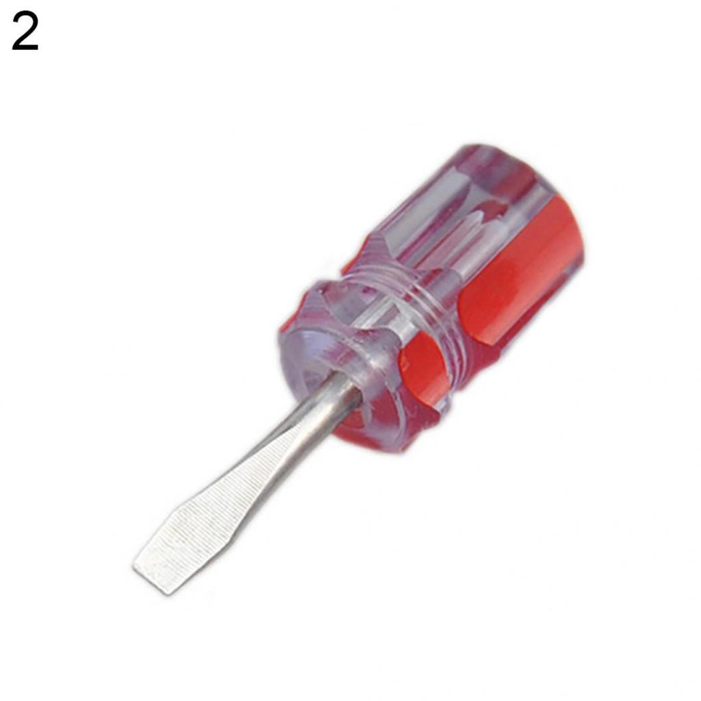 Mini Bidirectional Interchangeable Head Screwdriver Flat Tip Repair Tools