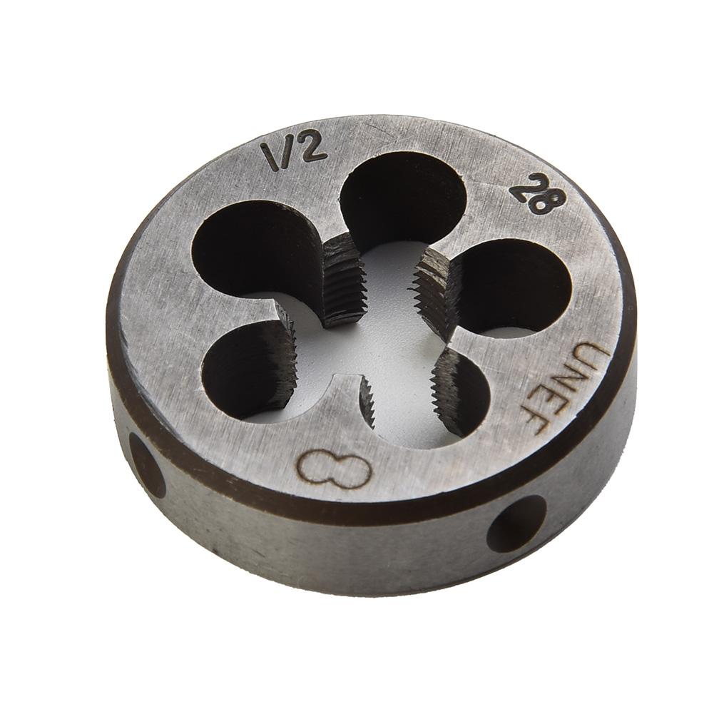 1/2-28 Tap + Die 2* 2pc 2pcs HSS Hand Kit Set TPI 1/2x28 28 TPI (Thread-Per-Inch) UNEF Thread 1/2" UNEF Practical Brand new
