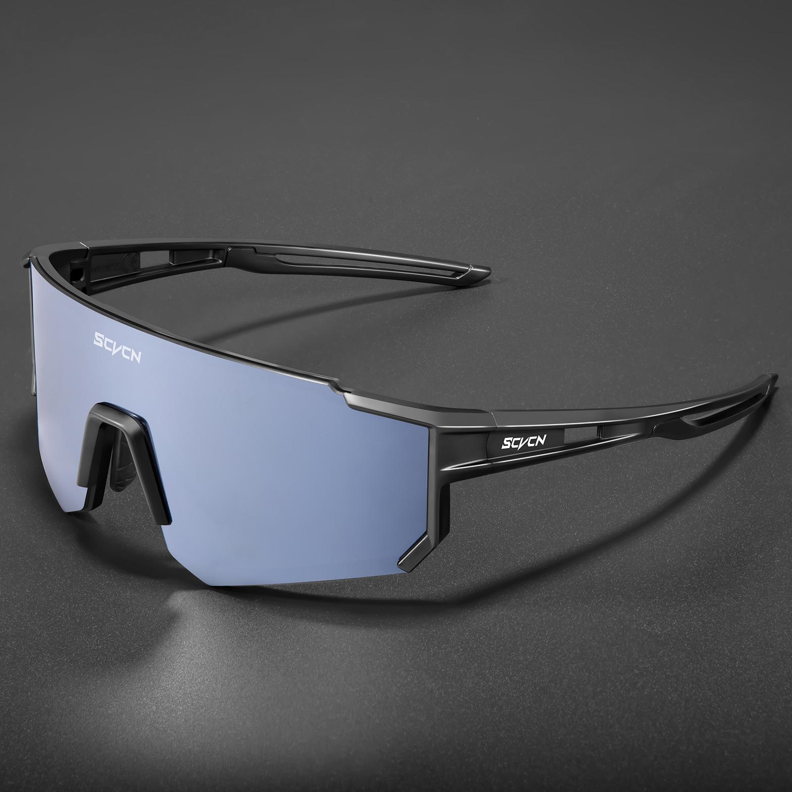SCVCN Cycling Glasses Outdoor Running Sunglasses UV400 Sports Bicycle Sunglasses Men Women Road Bike Glasses MTB Bicycle Glaasse