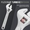 6/8/10/12/15 inch Adjustable Wrench Large Openin Long Handle Universal Spanner Clamp Steel Mechanical Workshop Hand Repair Tools