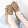 Womens Slip-On Loafer Flat Shoes Comfortable Rubber Sole Casual Walking Daily Wear
