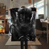 1PC Skyrim Print Flannel Blanket, High quality Comfortable for All Seasons, Home Decor, Warmth and Comfort, Perfect for Christmas Gifts166