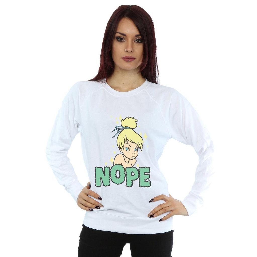 Disney Womens/Ladies Tinker Bell Nope Sweatshirt