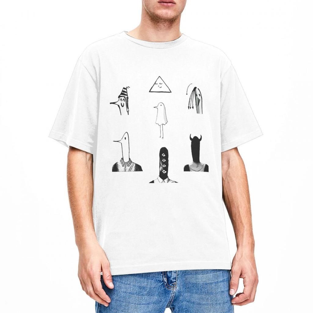 Goodnight Punpun Alle Formen Bekleidung T-Shirt für Männer Frauen Oyasumi PunPun Lustige Baumwolle Sommer T-Shirts