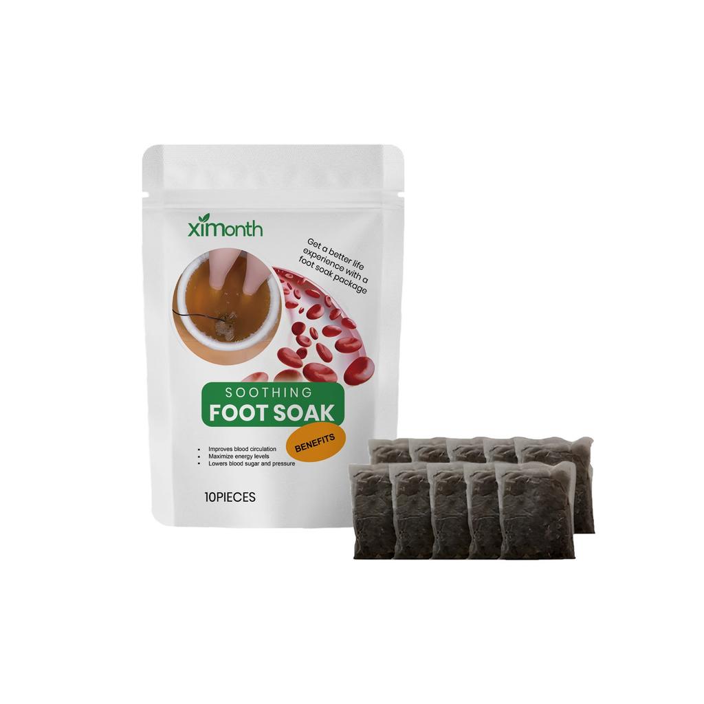 Foot Soak Lymphatic Drainage Foot Soak Natural  Herb Foot Bath Bag Leg Slimming Foot Bath For Reducing Swelling