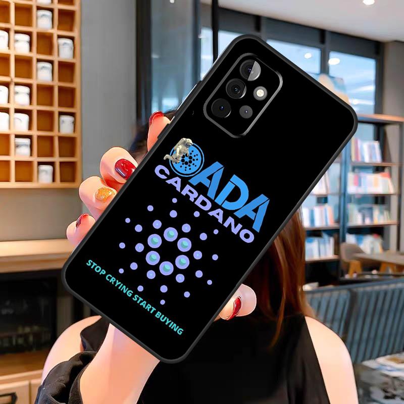 

Чехол для криптовалюты Cardano Coin Ada для Samsung Galaxy A33 A06 A05 A16 A26 A36 A56 A32 A52 A15 A53 A13 A34 A54 A14 A35 A55 Samsung A13 4G