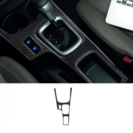 Carbon Fiber Car Console Gear Shift Frame Cover Trim For Toyota Hilux 2015-