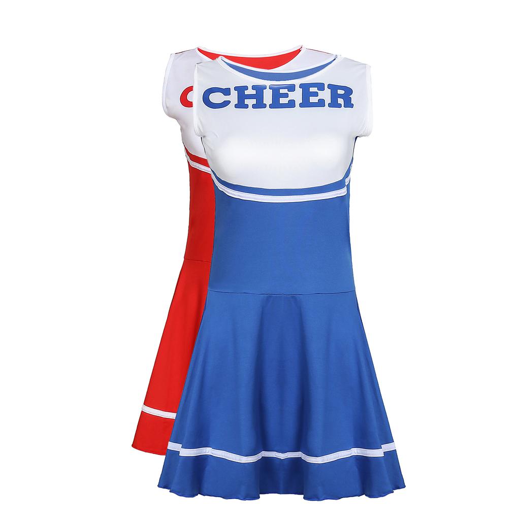 Women's cheerleading uniform, game role-playing, European and American adult women's sexy baby cheerleading costume